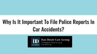 Why Is It Important To File Police Reports In Car Accidents?