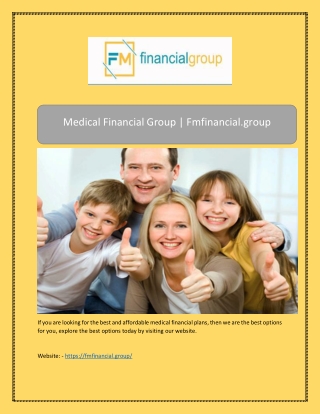 Medical Financial Group | Fmfinancial.group