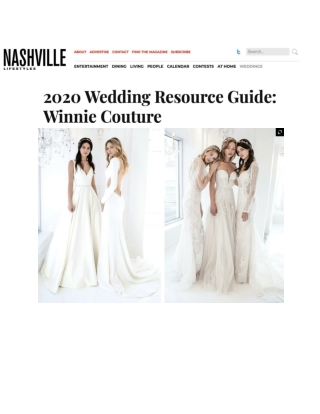 2020 Wedding Resource Guide: Winnie Couture