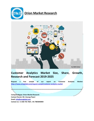 Customer Analytics Market Share, Trends, Size, Research and Forecast 2019-2025