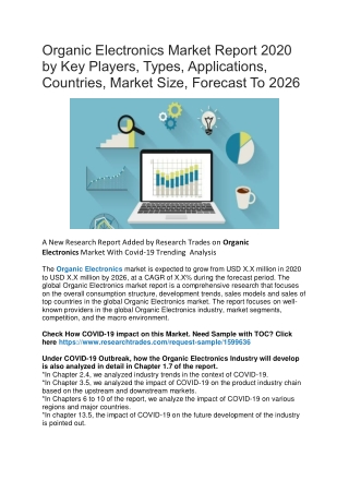 Organic Electronics Market