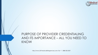 Purpose of Provider Credentialing and Its Importance – All You Need to Know