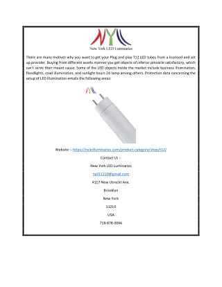 T12 LED Tubes for Sale - NYLL