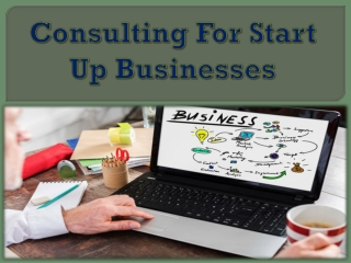 Consulting For Start Up Businesses