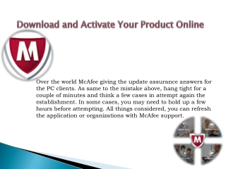 Download and Activate Your Product Online