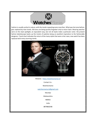 Buy Replica Watches Online India | Watchesmania.in