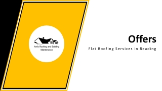 Flat Roofing Services in Reading