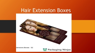 Get Affordable Custom Hair Extension Boxes Wholesale At PackagingNinjas