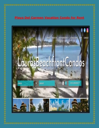 Playa Del Carmen Vacation Condo for Rent