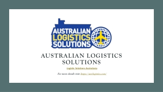 AU Logistics - Australian Logistics Solutions