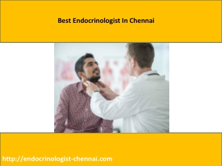 Best Endocrinologist In Chennai