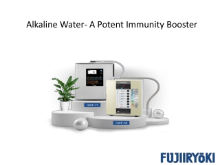 Alkaline Water- A Potent Immunity Booster