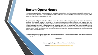 Boston Opera House