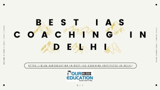 Best IAS Coaching in Delhi