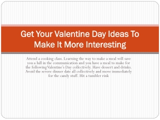 valentine day ideas