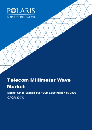 Telecom Millimeter Wave Market Share, Size, Trends, Industry Analysis Report By Product (Scanner Systems, Radar and Sate