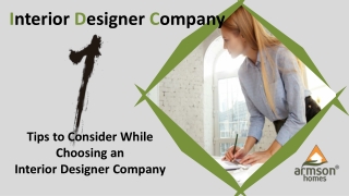 7 Tips to Consider While Choosing an Interior Designer Company