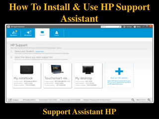 How To Install & Use HP Support Assistant