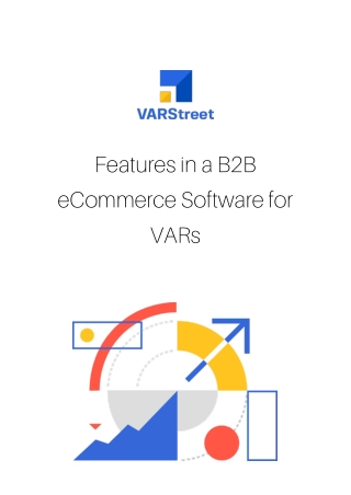 Features in a B2B eCommerce Software for VARs