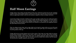 Half Moon Earrings