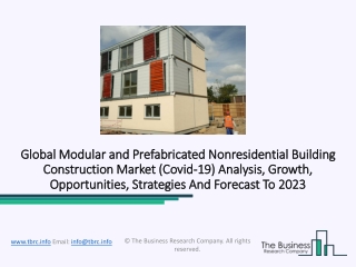 Modular And Prefabricated Nonresidential Building Construction Market 2020, Industry Size And Competitive Landscape