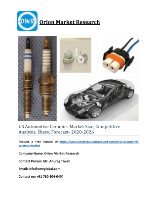 US Automotive Ceramics Market Size, Competitive Analysis, Share, Forecast- 2020-2026