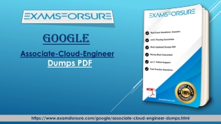 Easily Pass Google Associate Cloud Engineer Exams with Our dumps & PDF - Examsforsure