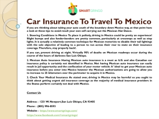 Mexican Auto Insurance Companies