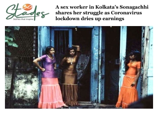 A sex worker in Kolkata’s Sonagachhi shares her struggle as Coronavirus lockdown dries up earnings-converted
