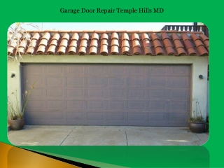 Garage Door Repair Temple Hills MD