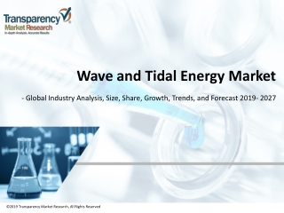 Wave and Tidal Energy Market worth US$ 17.5 Bn by 2027