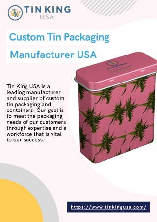 Tin King USA - The Best Containers and Packaging Wholesale in the USA