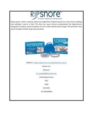 Affordable Stop Snoring Medical Device For Sale | Ripsnore