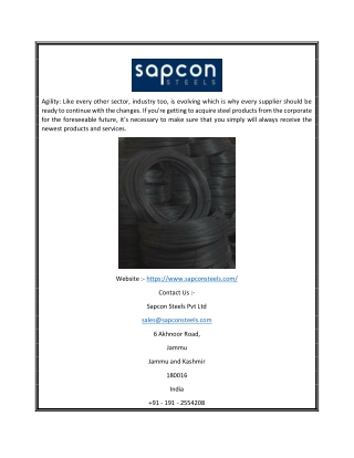 Jindal Steel Distributor India | Sapcon Steels