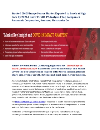 Stacked CMOS Image Sensor Market