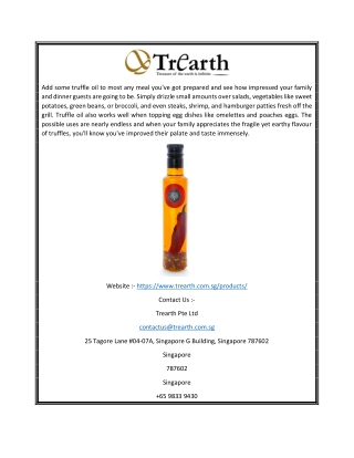 Pure Truffle Oil Singapore | Trearth.com.sg