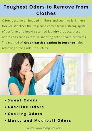Toughest Odors to Remove from Clothes