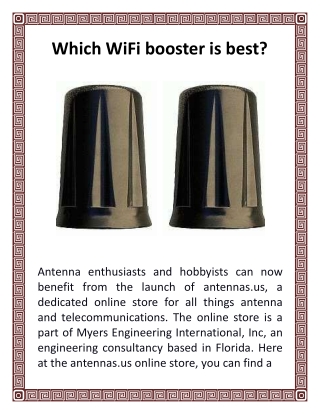Which WiFi booster is best?