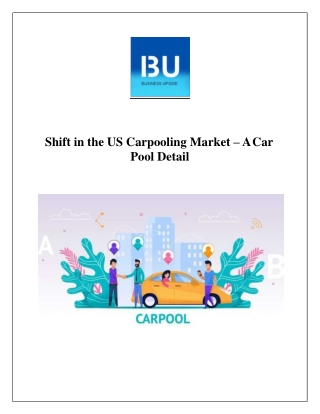 Shift in the US Carpooling Market