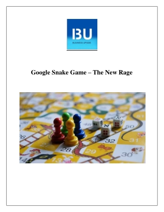 Google Snake Game – The New Rage