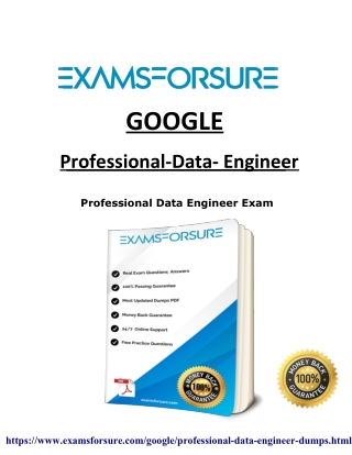 Download Genuine Professional-Data-Engineer dumps In Just 24 Hours from Examsforsure.com