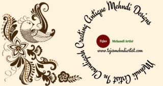 Mehndi Artist In Chandigarh Creating Antique Mehndi Designs