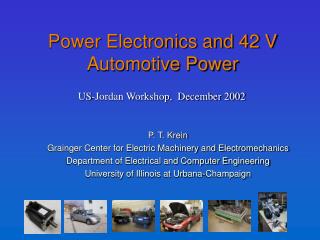 Power Electronics and 42 V Automotive Power
