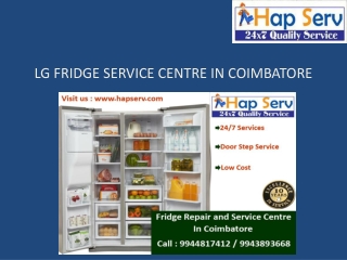 LG Fridge Service Centre in Coimbatore