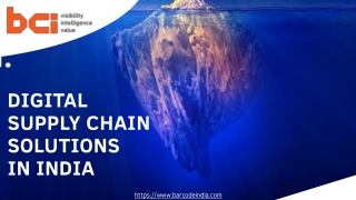 Digital Supply Chain Solutions in India - Bar Code India