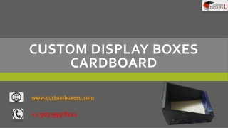 Incredible Custom display boxes cardboard and Point of Sale Material in Texas,USA