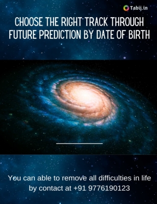 Choose the right track through future prediction by date of birth