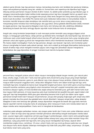 Apakah Yg Sesungguhnya Timbul Pada Download Pkv Games Dapat Anda Paham