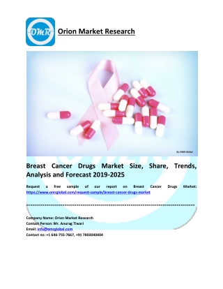 Breast Cancer Drugs Market Research and Forecast 2019-2025