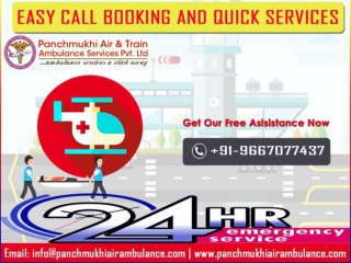 Panchmukhi Train Ambulance Service in Varanasi and Allahabad with Medical team at the Lowest Cost